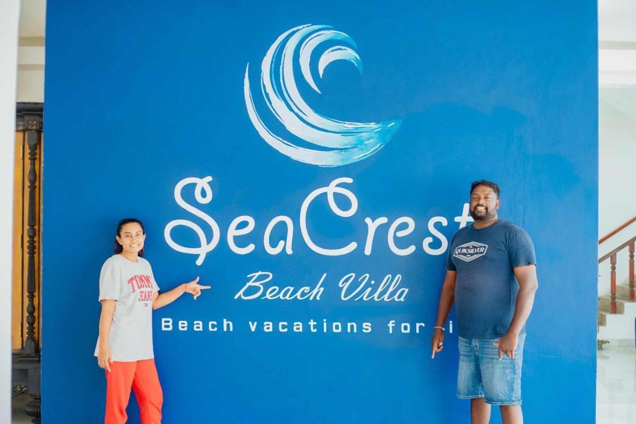 Sea Crest Beach Villa Ambalangoda  Bagian luar foto